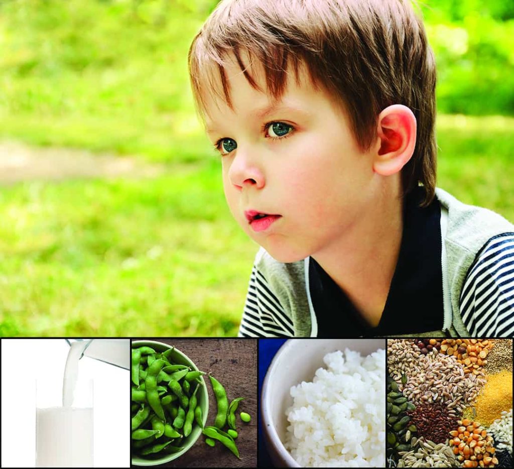 Niño con desencadenantes de FPIES